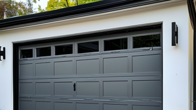2026 Top Contemporary Garage Door Types for Global Buyers?