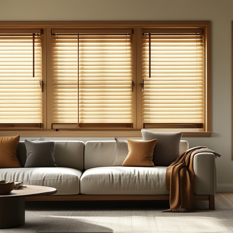 How to Choose Light Teak Grain Wooden Venetian Blinds?