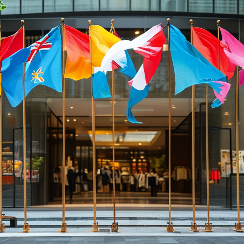Why Are Bow Flags Ideal for Global Brand Promotion?