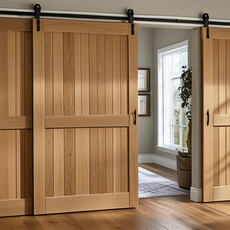 How to Choose an Oak Veneer Acoustic Slatted Barn Door