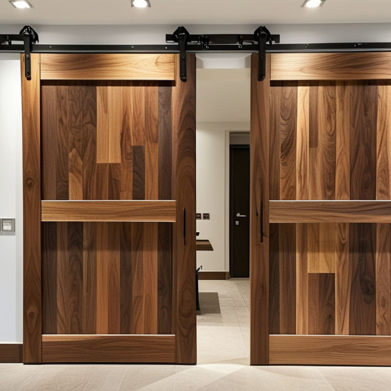 Best Two Panel Barn Door Manufacturer in China