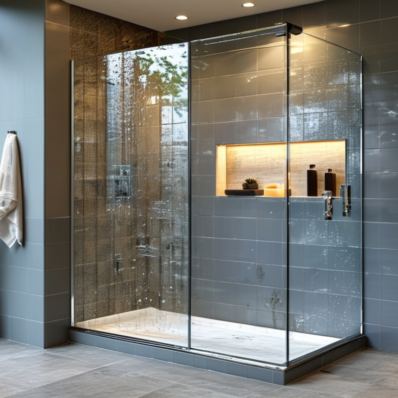 What Is a Shower With Glass Called?