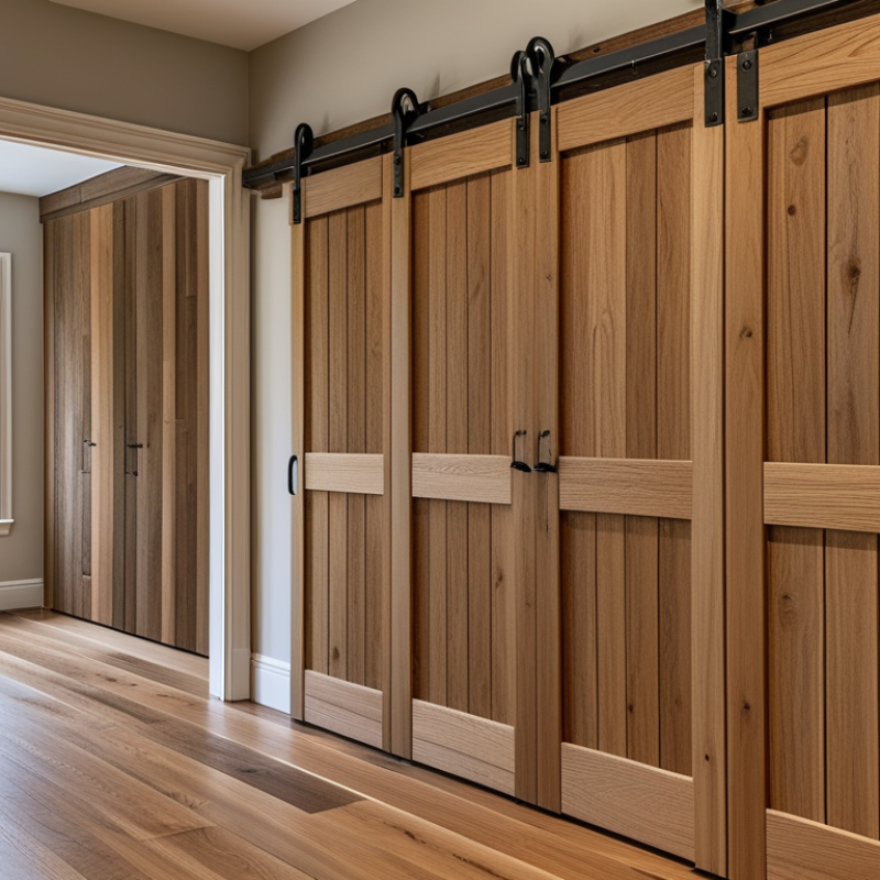Top 10 Types of Oak Veneer Acoustic Slatted Barn Doors