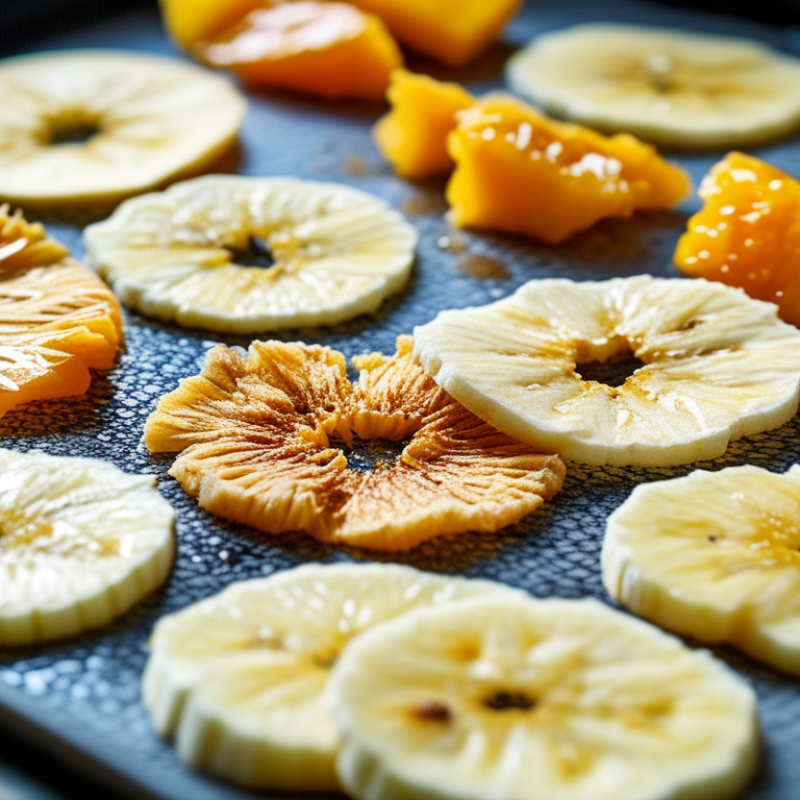 Como secar frutas para fazer pó sem desidratador?