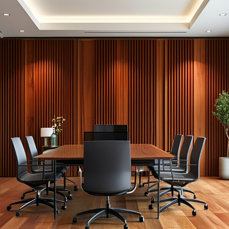 Why Choose Tech Rosewood Acoustic Slat Panel?
