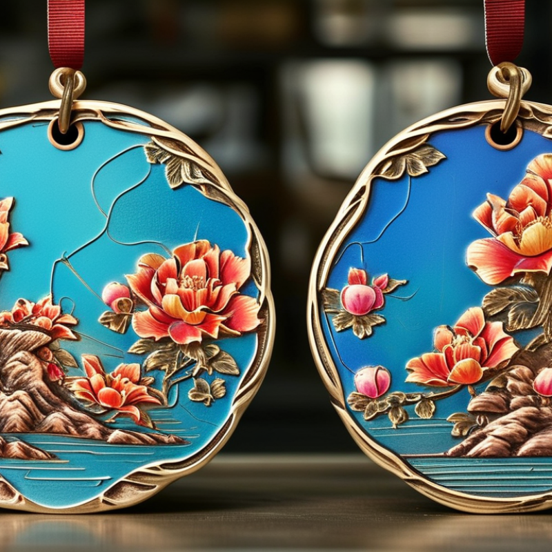 China Top Custom Enamel Medals Manufacturer
