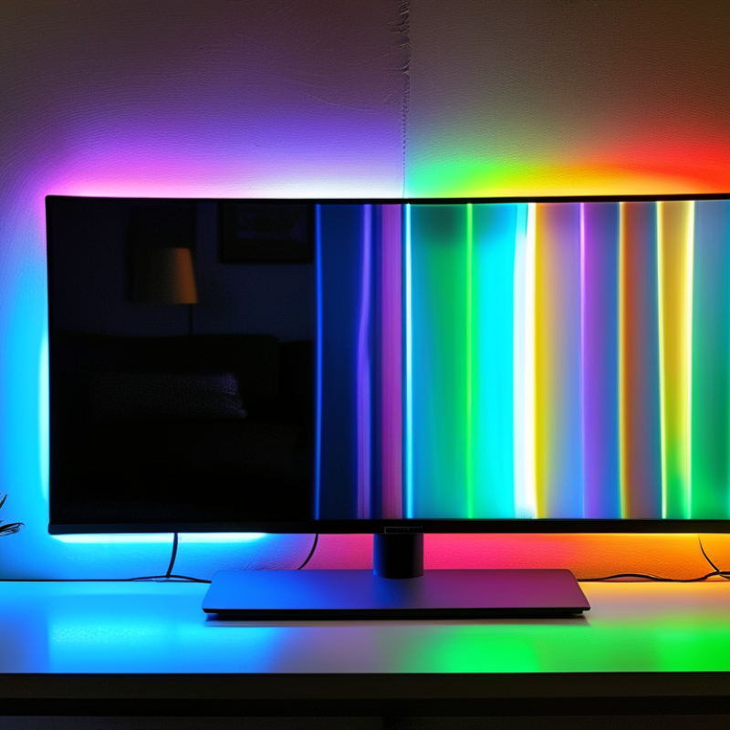 How to Install LED Strip Backlight on the Back of TV?