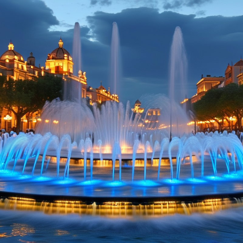 What Is a Plaza Musical Fountain?