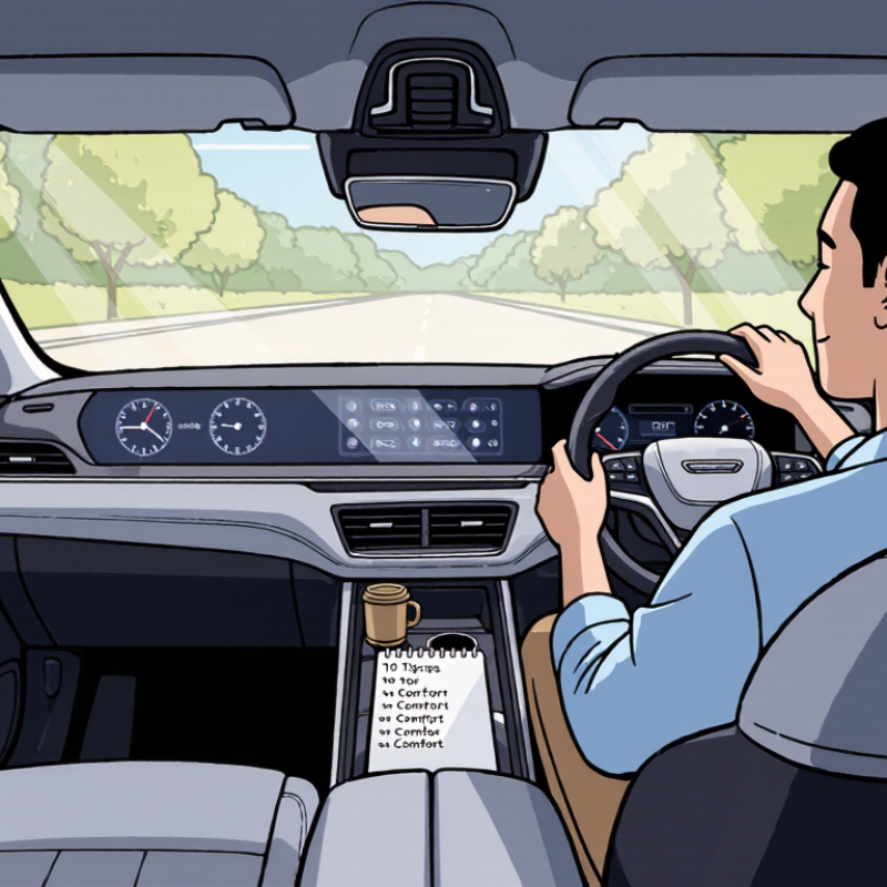 ¿10 consejos para hacer tu auto más cómodo al conducir?