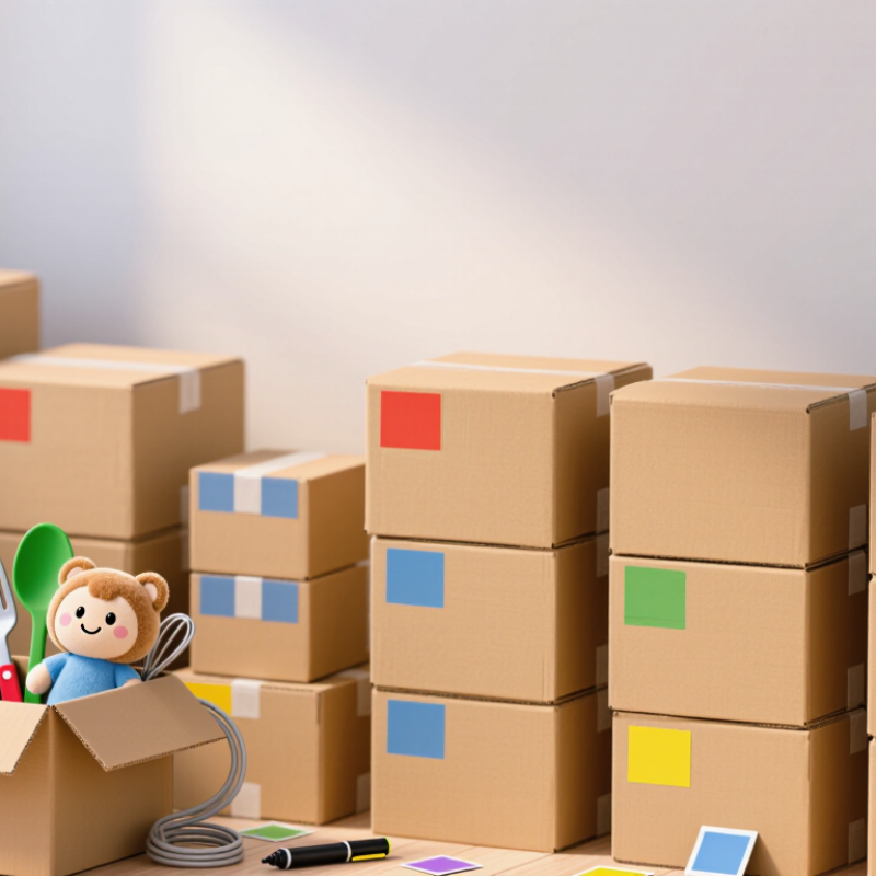 How to Use Moving Stickers for Boxes?