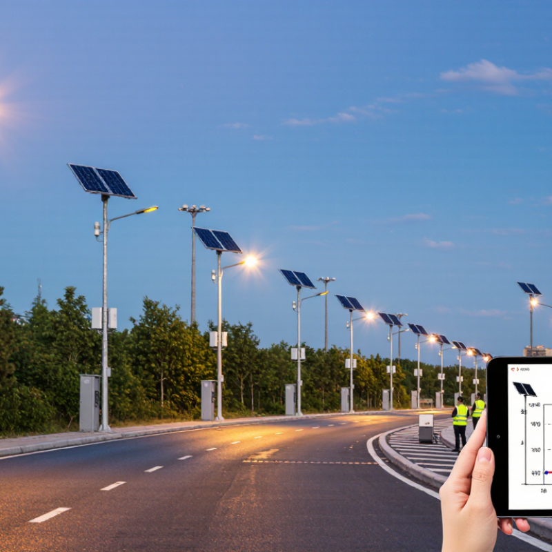 How to Monitor Solar Street Light Performance Remotely?