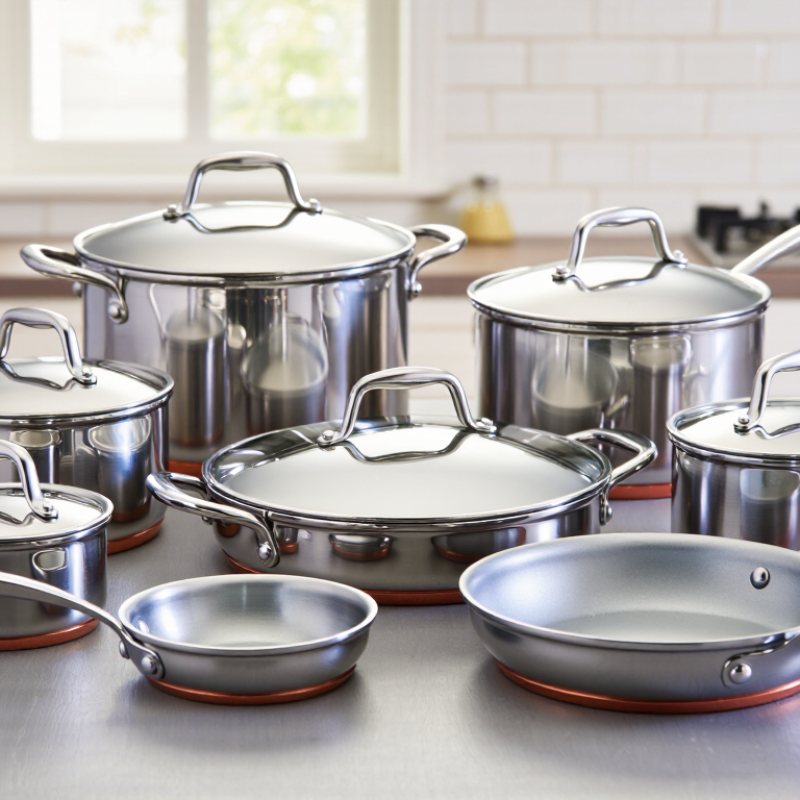 Top 10 Stainless Steel Pots and Pans Set Types
