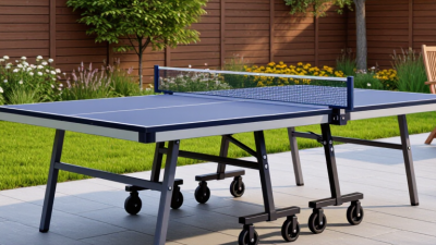 7 Tips to Choose the Best Outdoor Fold Up Ping Pong Table
