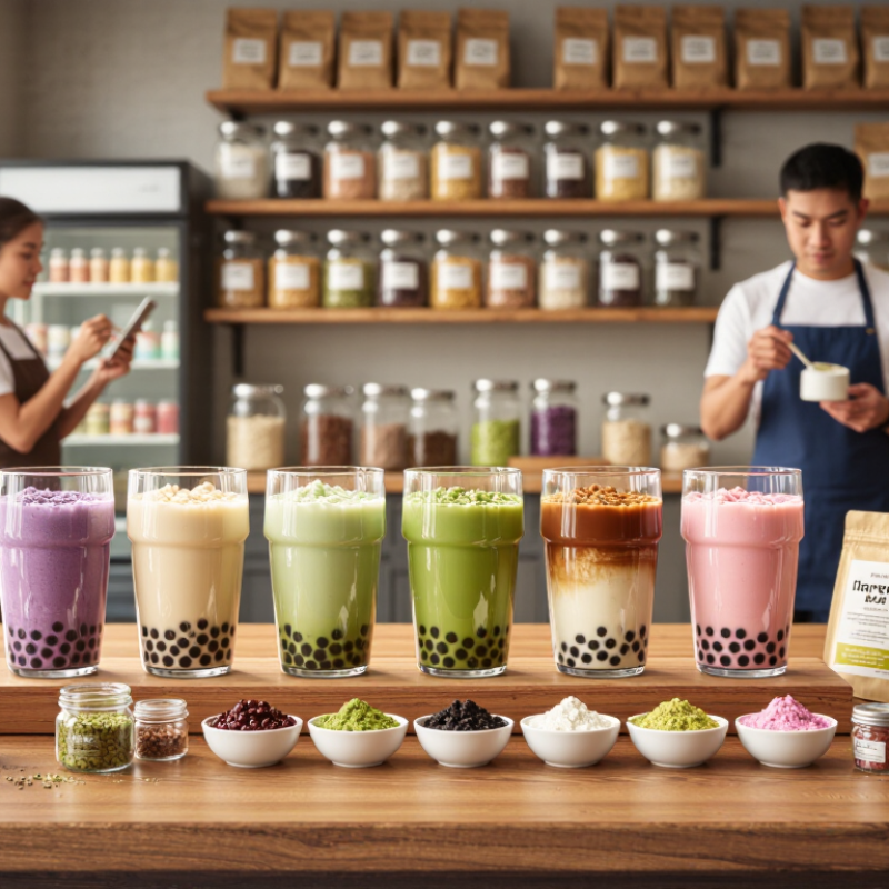 How to Choose Bubble Tea Powder Ingredients in 2026?