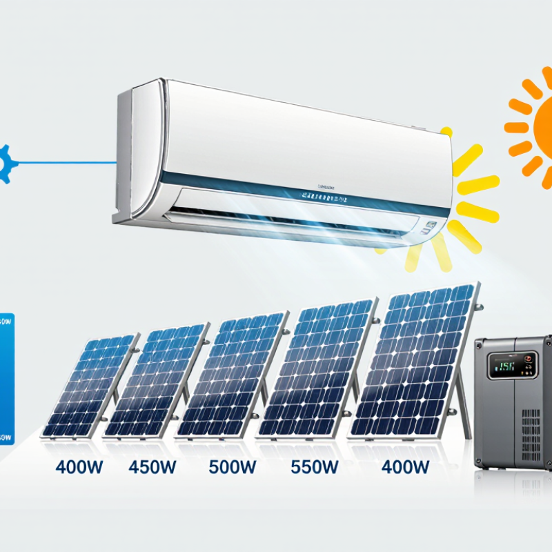 Quantos painéis solares para alimentar um ar condicionado?