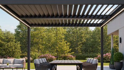 Why Choose a Modern Aluminum Pergola for Outdoor Spaces?