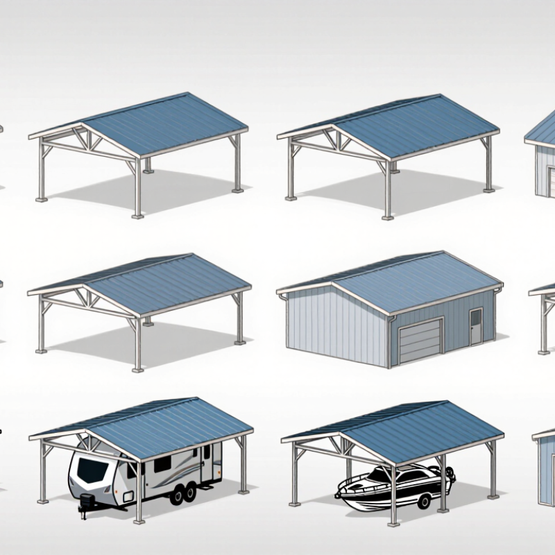 What Are the Top 10 Types of Prefabricated Metal Carports?