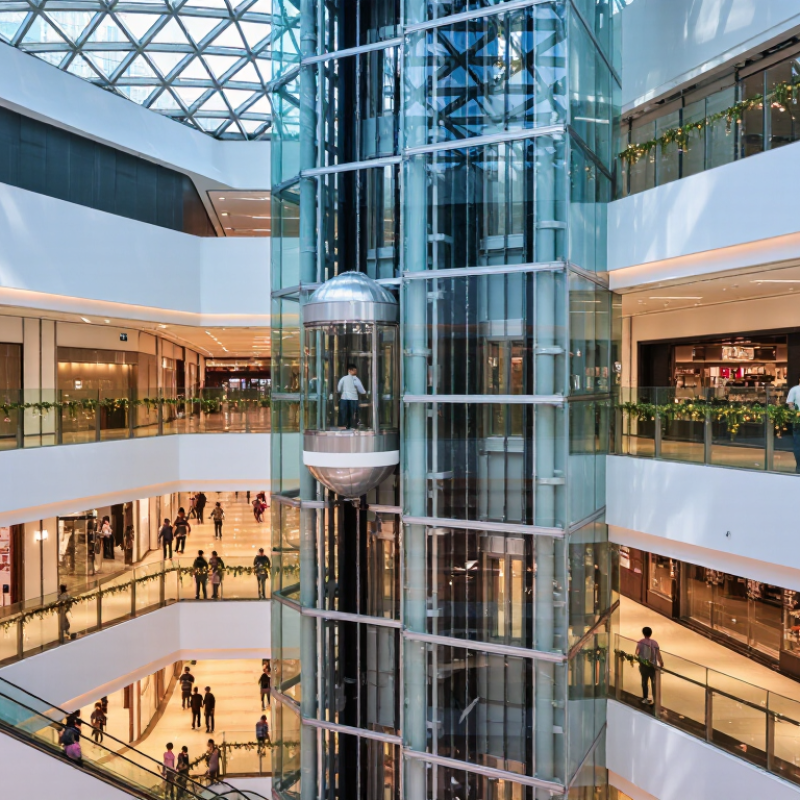 Why Are Panoramic Elevators So Popular in Malls?