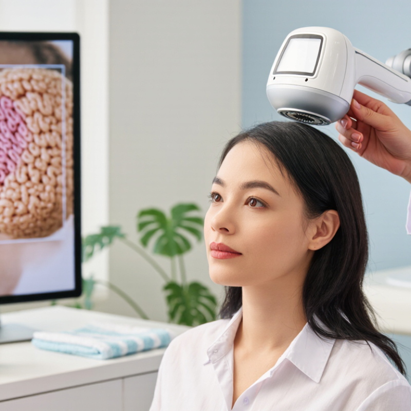 How to Treat Oily Scalp Revealed by Analyzer in China?