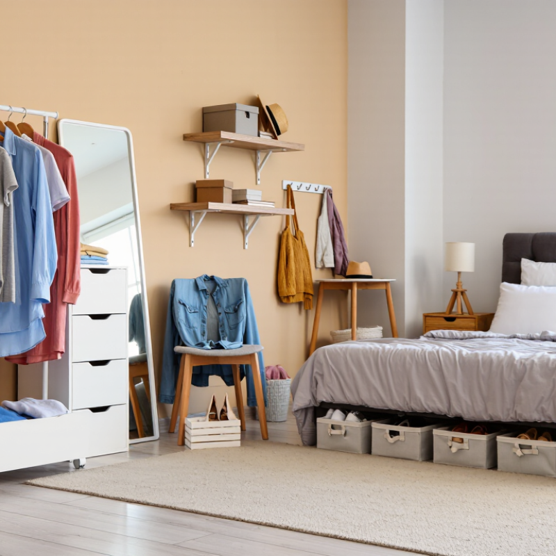 7 Best Ways to Maximize Clothes Storage Without a Closet?