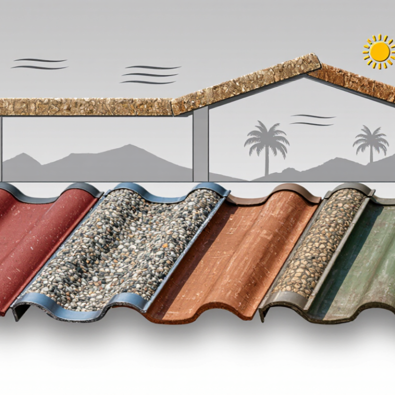 What Is Colored Stone Metal Tile and Where Is It Used?