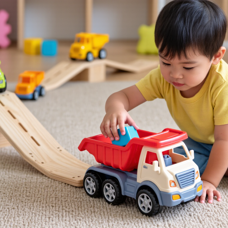 How Do Toy Trucks Help With Motor Skills?