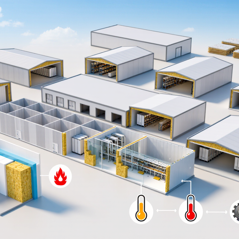 China Top 10 Glass Magnesium Rock Wool Sandwich Panels