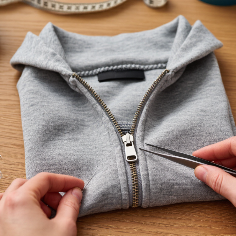 How to Fix a Stuck Zipper on a Hoodie?
