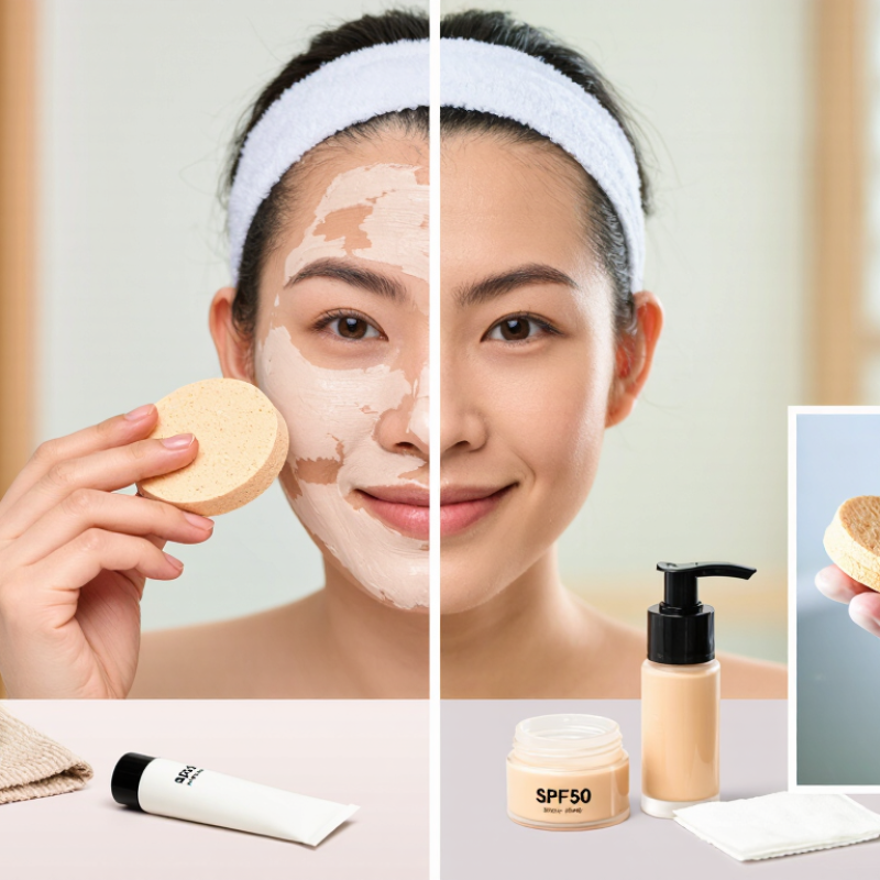 ¿Por qué mi esponja de maquillaje deja la base cuarteada?