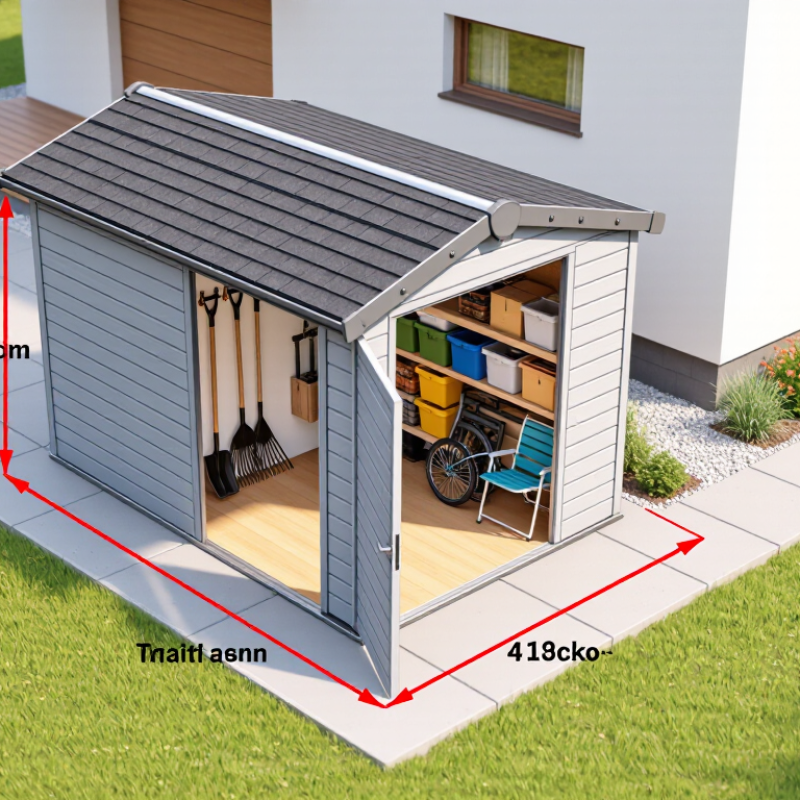 How to Build a Narrow Shed for Maximum Storage?