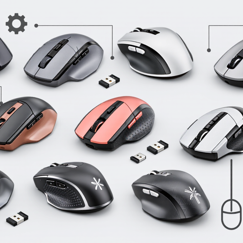 2026 Best Printed ABS Wireless Mouse for Global Buyers