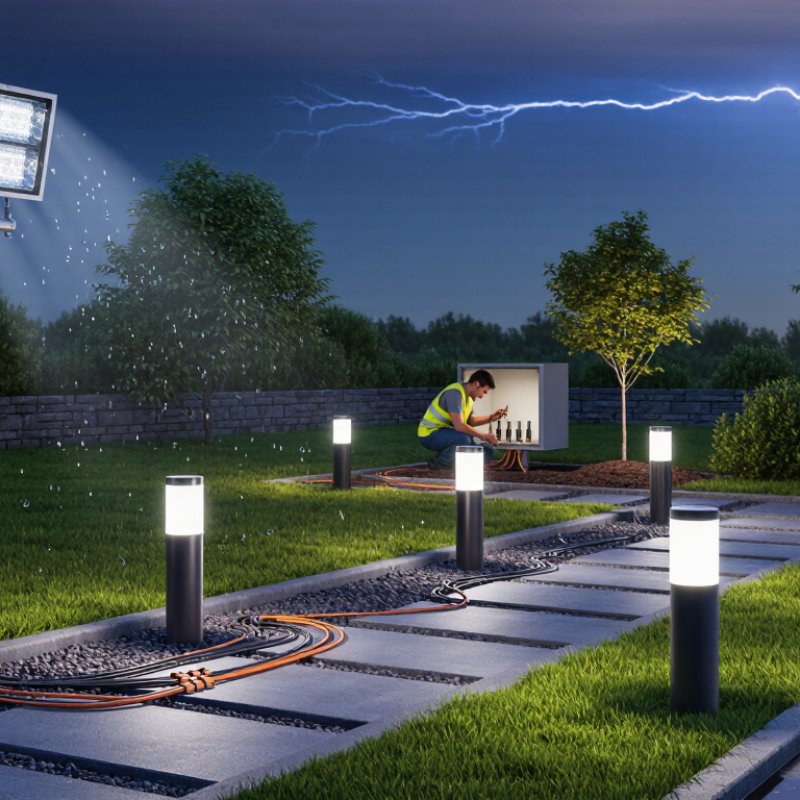 How to Protect Outdoor LED Lights From Lightning Strikes?