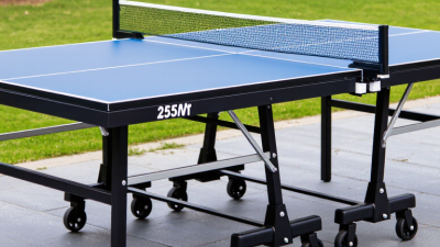 How to Choose an Outdoor Folding Ping Pong Table