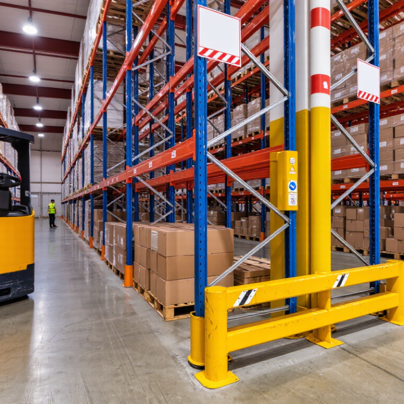 ¿Por qué son necesarios los protectores de columnas de racks?