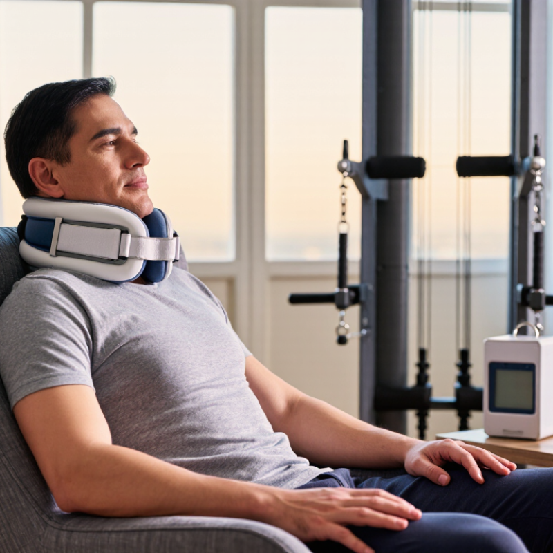 How to Use a Cervical Traction Device at Home?