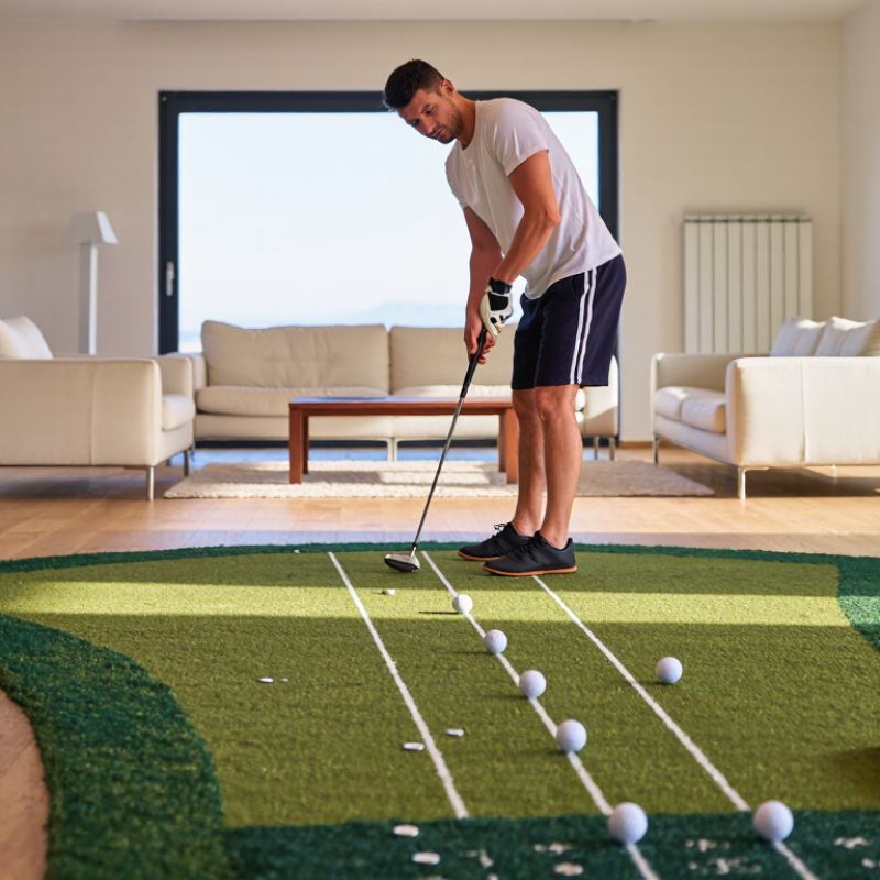 How to Practice Golf Putting at Home?