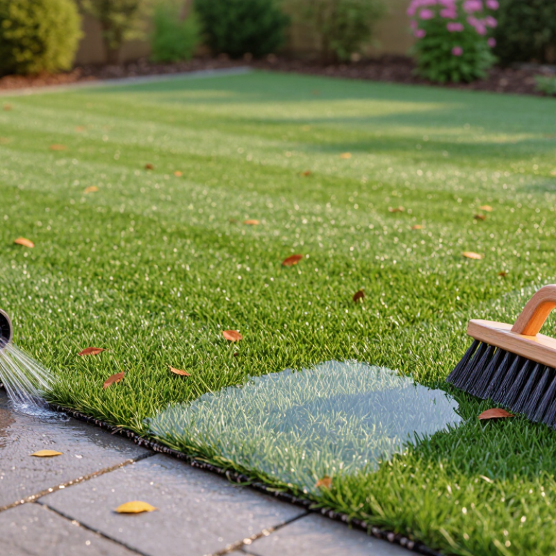 How to Maintain Outdoor Artificial Grass Flooring?