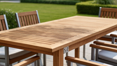 China Top Outdoor Teak Dining Table Suppliers?