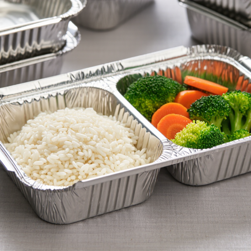What Is a 2 Compartment Aluminium Foil Container?