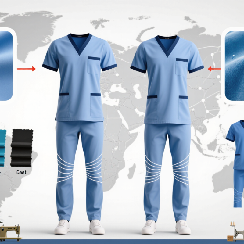 How to Choose 4 Way Stretch Scrubs for Global Buyers?