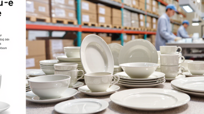 How to Source Vitreous China Tableware Wholesale