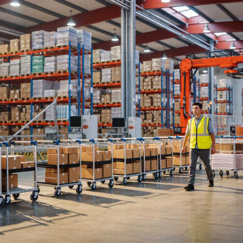 Why Are Logistics Trolleys Essential for Global Warehouses?