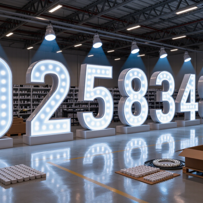 Top 10 Light Up Numbers Suppliers for Global Buyers