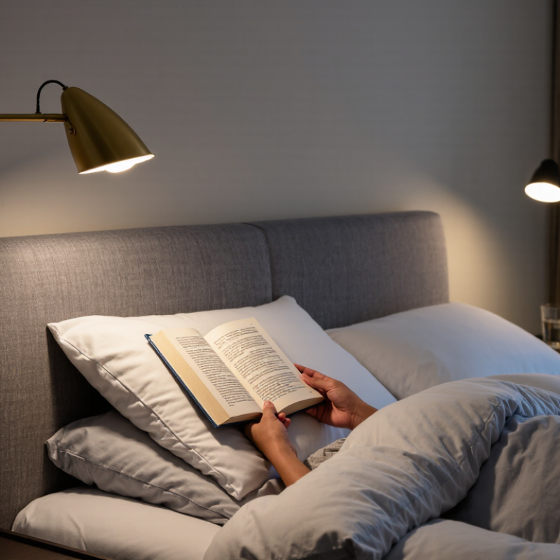 How to Place Wall Lamps for the Best Bedside Reading?