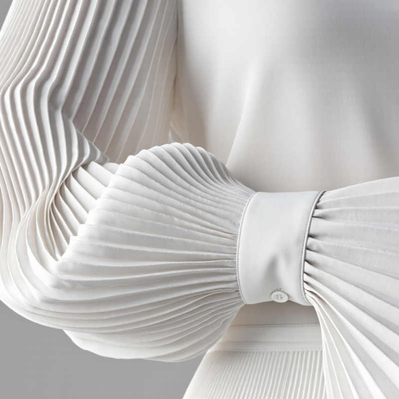 What Is a Pleated Blouse Sleeve?