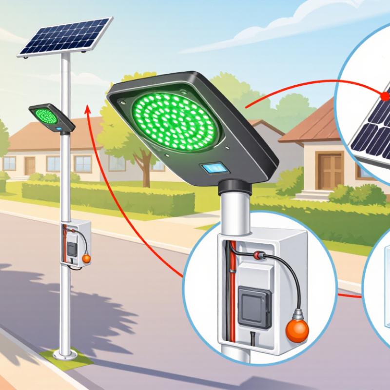 Why Is My Solar Street Light Blinking Green?