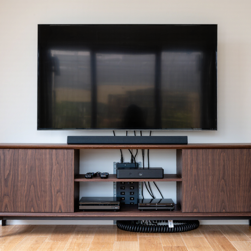 How to Hide Messy Cables Around a TV Stand?