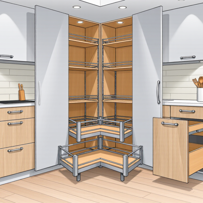 How to Choose the Best Corner Cabinets for Your Kitchen?