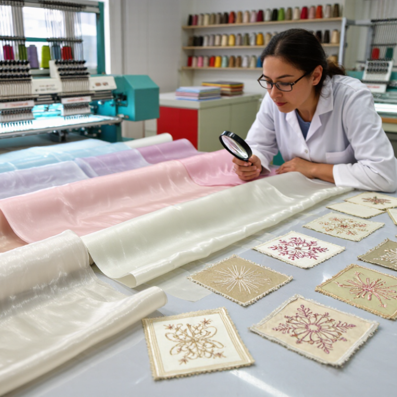 How to Choose the Best Embroidery Sheer Fabric?