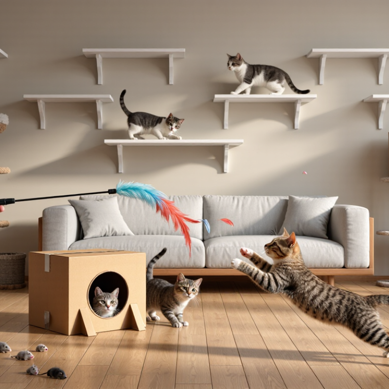 Top 10 Como manter um gato dentro de casa entretido?